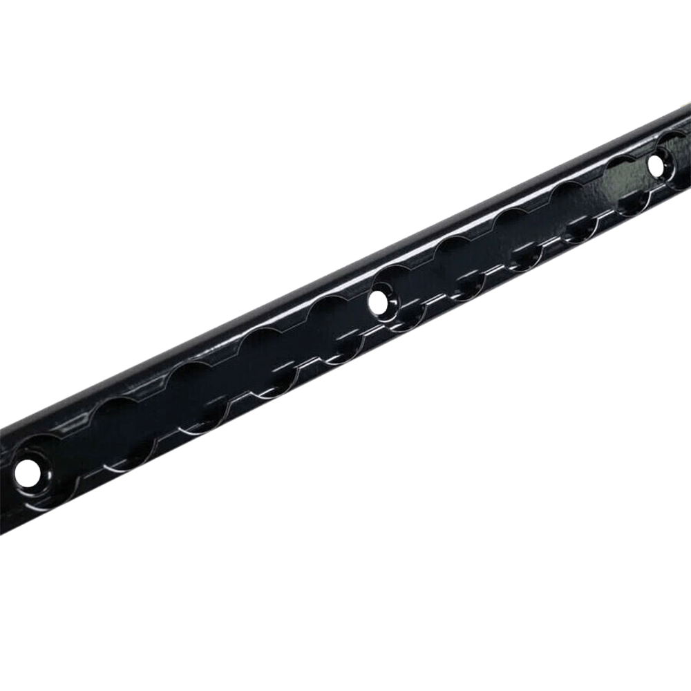 72' svartanodiserad L-spår i aluminium
