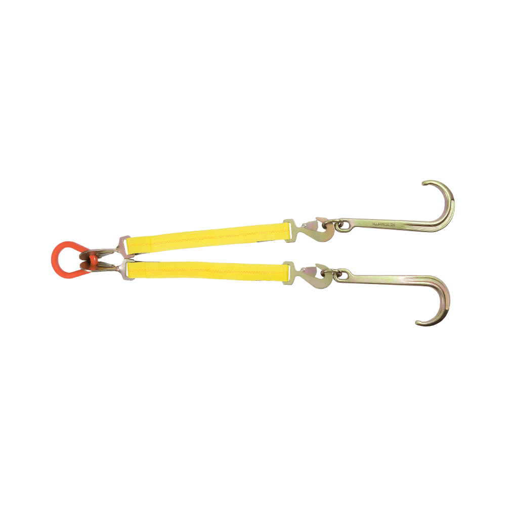 Spärrande J-krok Tie-Down V-Strap Design RTJ flerpunktskrok för användning av dragbil