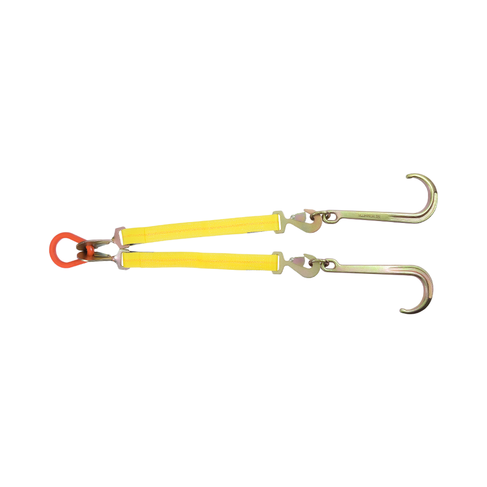 Spärrande J-krok Tie-Down V-Strap Design RTJ flerpunktskrok för användning av dragbil