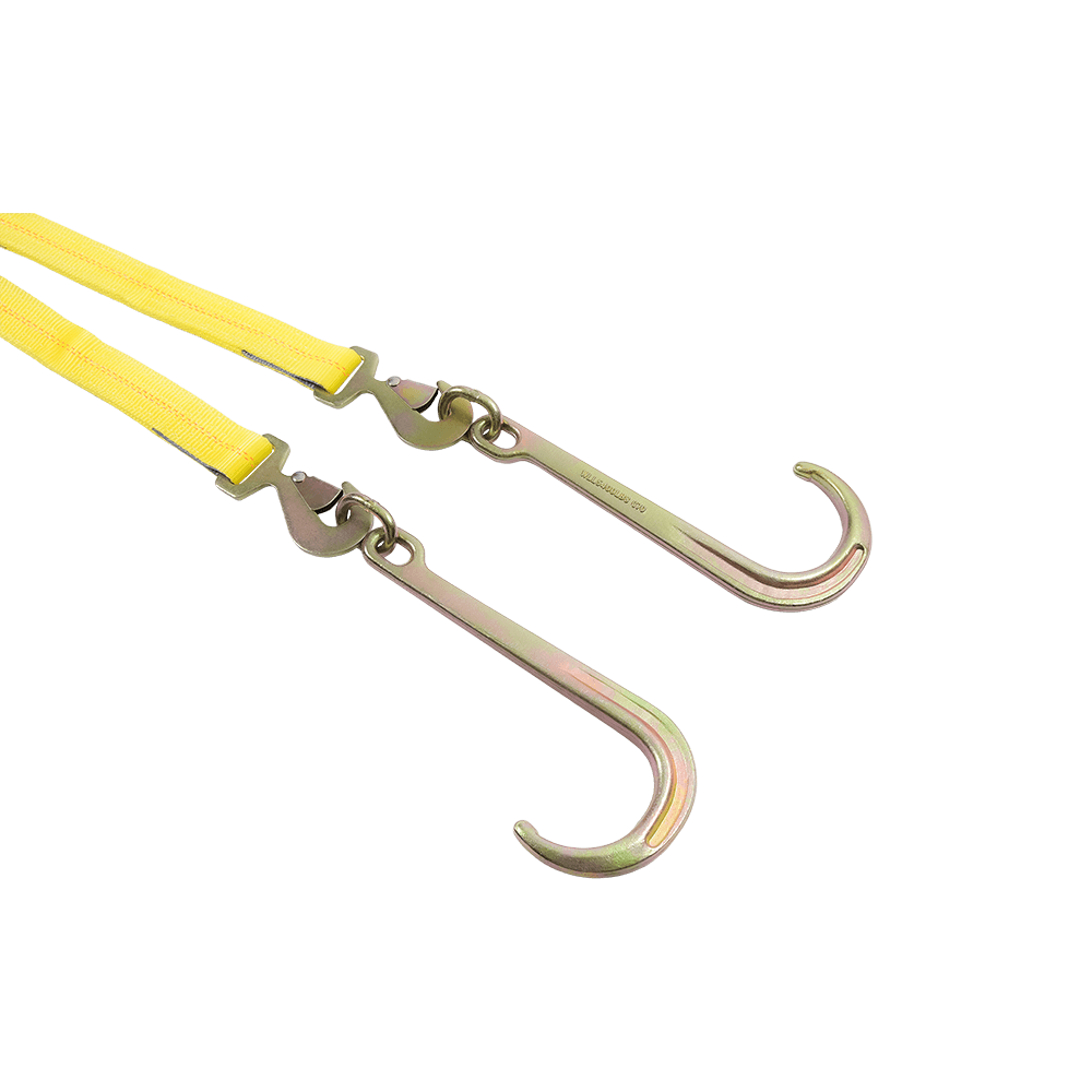 Spärrande J-krok Tie-Down V-Strap Design RTJ flerpunktskrok för användning av dragbil