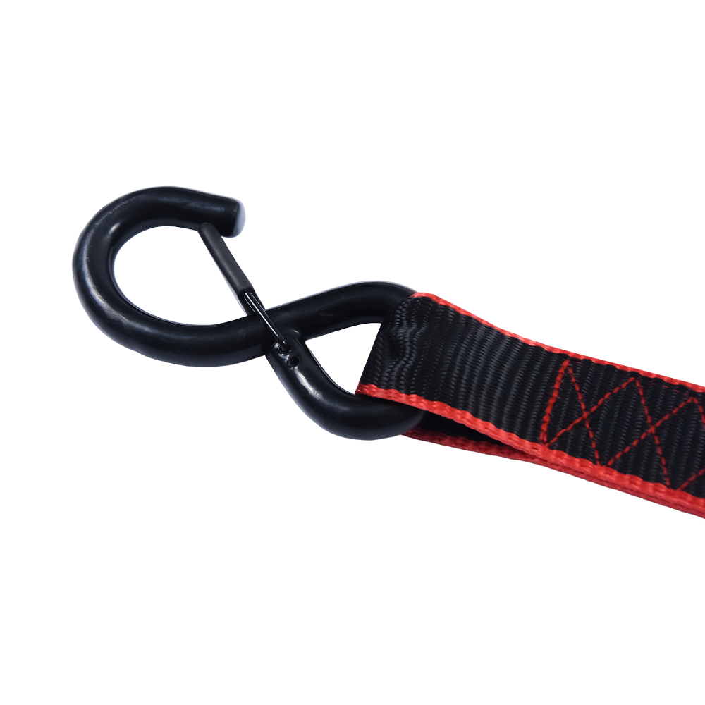Anpassningsbar Slitstark Motorcykel Cam Spänne Bindningsrem med Safety S Hook