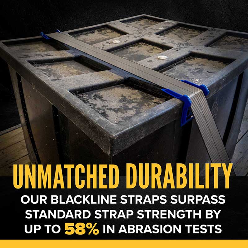 Blackline 2' X 30' tungindustri spärrrem med kedjeförlängning
