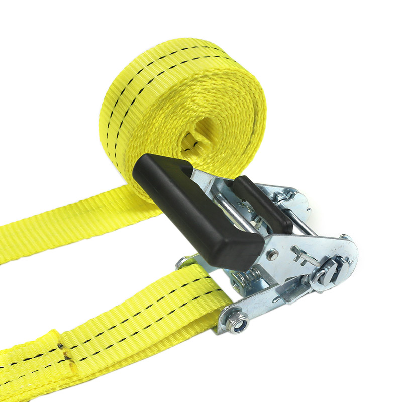 35 mm 2t gummibelagda spärrremmar för lasttransport