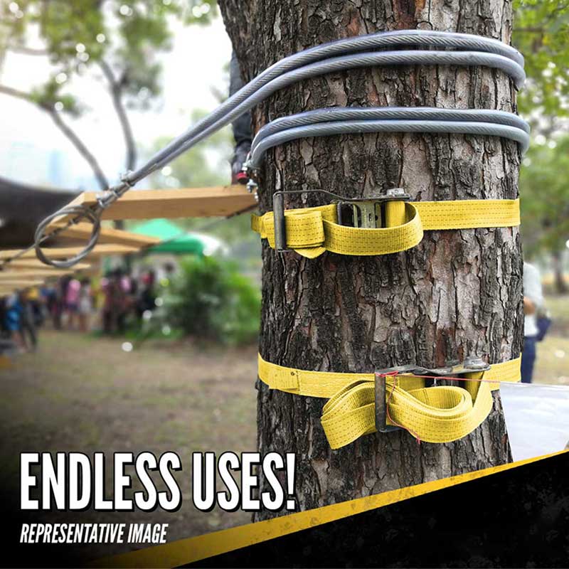Force 2 X 10' Yellow Endless Ratchet-rem