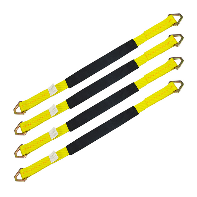 4-pack axelremmar 2-tums däckhjul nedre band