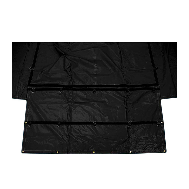 Det högpresterande täckmaterialet specifikt Heavy Duty Lumber Black Tarp
