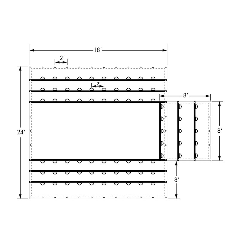 Heavy-Duty timmer presenningar