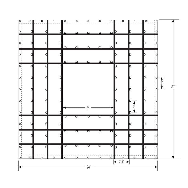 Tarp för lätta maskiner