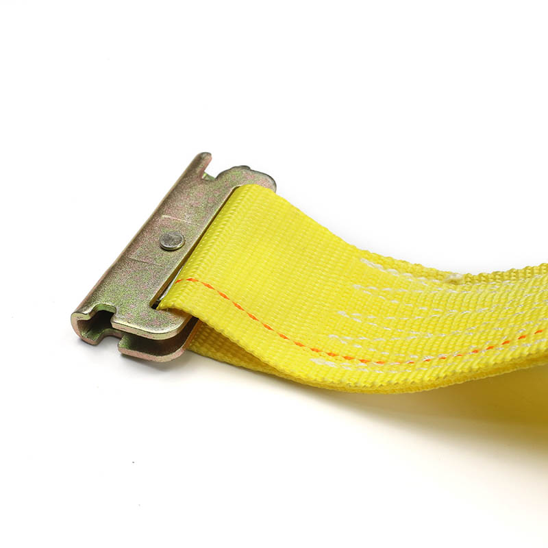 Den 2-tums E-Track Ratchet Strap Blå Gul