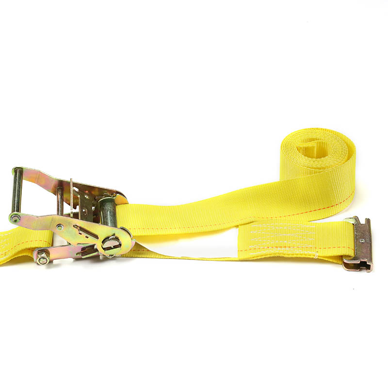 Den 2-tums E-Track Ratchet Strap Blå Gul