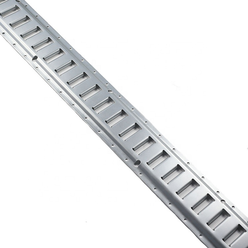 4-pack 5FT galvaniserade skenor spärrremmar E-spårsats